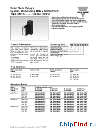 Datasheet RN1S23H50NO manufacturer Carlo Gavazzi