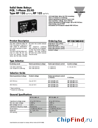 Datasheet RP130240-2-0 manufacturer Carlo Gavazzi