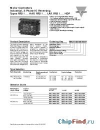 Datasheet RR2I4830HAP производства Carlo Gavazzi