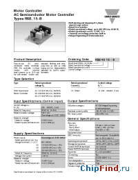 Datasheet RSB4815-B manufacturer Carlo Gavazzi