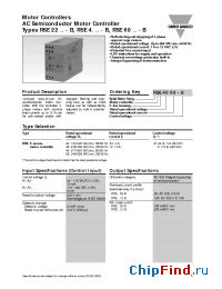 Datasheet RSE2212-B manufacturer Carlo Gavazzi