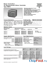 Datasheet RSHR4838CV21 производства Carlo Gavazzi