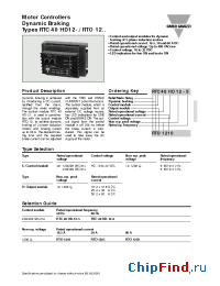 Datasheet RTC40HD12-6 производства Carlo Gavazzi