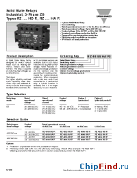 Datasheet RZ4010HAP2 manufacturer Carlo Gavazzi