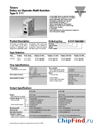 Datasheet S111156024 manufacturer Carlo Gavazzi