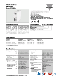 Datasheet S142ARNN115 manufacturer Carlo Gavazzi