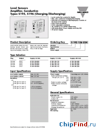 Datasheet S196156230 manufacturer Carlo Gavazzi