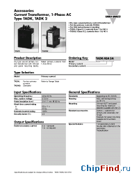 Datasheet TADK101A manufacturer Carlo Gavazzi