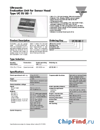 Datasheet UCEU80-1 manufacturer Carlo Gavazzi
