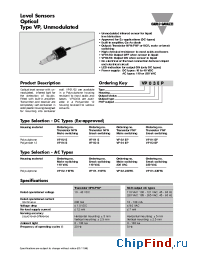 Datasheet VP01E manufacturer Carlo Gavazzi