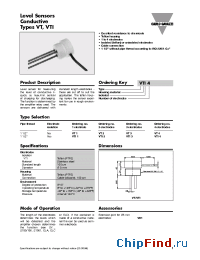 Datasheet VT1 manufacturer Carlo Gavazzi