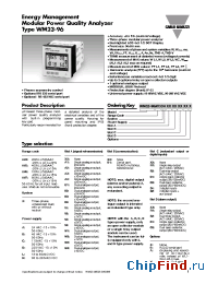 Datasheet WM2396 manufacturer Carlo Gavazzi