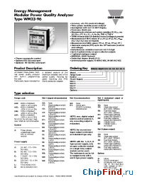 Datasheet WM2396AV53HA1S1XXXXX manufacturer Carlo Gavazzi