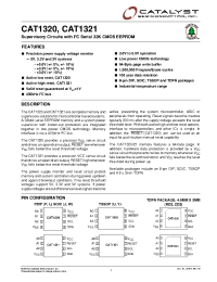 Datasheet CAT1320JI-28SOIC manufacturer Catalyst