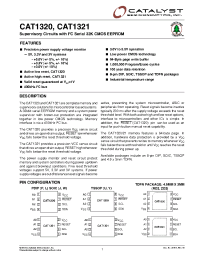 Datasheet CAT1321YI-30SOIC производства Catalyst