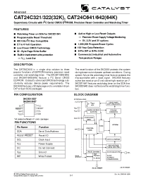 Datasheet CAT24C641 manufacturer Catalyst