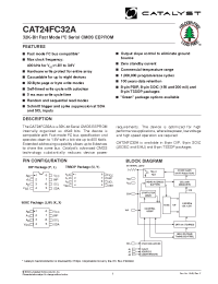 Datasheet CAT24FC32AJTE13 manufacturer Catalyst