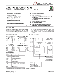 Datasheet CAT24FC65JI-1.8TE13 manufacturer Catalyst