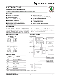 Datasheet CAT24WC256KA3TE13 manufacturer Catalyst