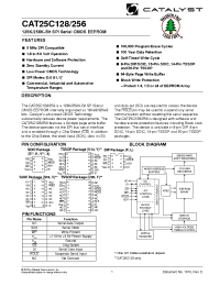 Datasheet CAT25C128S16A-1.8TE13 производства Catalyst
