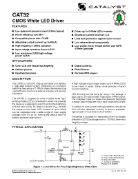 Datasheet CAT32RD4-TE7 manufacturer Catalyst
