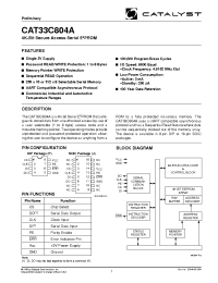 Datasheet CAT33C804AP-TE13 производства Catalyst