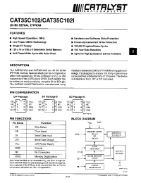 Datasheet CAT35C102I manufacturer Catalyst