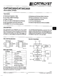 Datasheet CAT35C202 manufacturer Catalyst