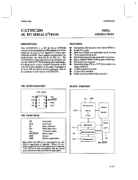 Datasheet CAT35C204 manufacturer Catalyst