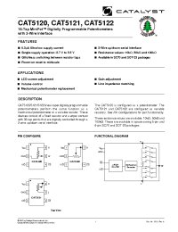 Datasheet CAT5120SBI-50-T10 manufacturer Catalyst
