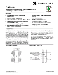 Datasheet CAT5241JI-10 manufacturer Catalyst