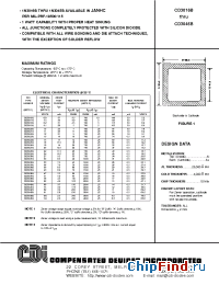 Datasheet CD3016B manufacturer CDI Diodes