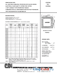 Datasheet CD4734A manufacturer CDI Diodes