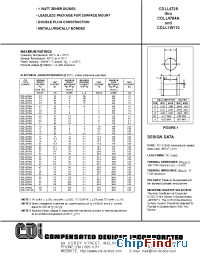 Datasheet CDLL4748A manufacturer CDI Diodes