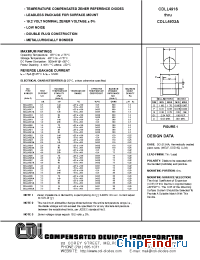 Datasheet CDLL4930A manufacturer CDI Diodes
