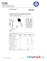 Datasheet 2N4401 manufacturer CDIL