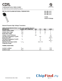 Datasheet BC446A manufacturer CDIL