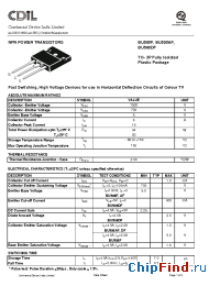 Datasheet BU508AF manufacturer CDIL