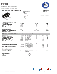 Datasheet CMBT9012I manufacturer CDIL
