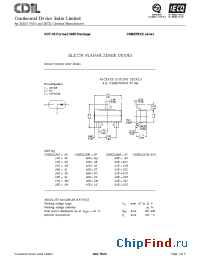 Datasheet CMBZ5256B производства CDIL