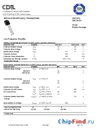 Datasheet CSC1213C manufacturer CDIL
