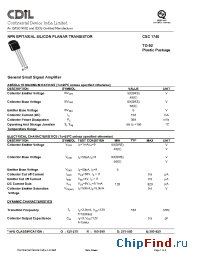 Datasheet CSC1740E manufacturer CDIL