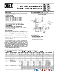 Datasheet MC7884 manufacturer CEL