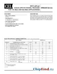 Datasheet NR8500CP-BC-AZ manufacturer CEL