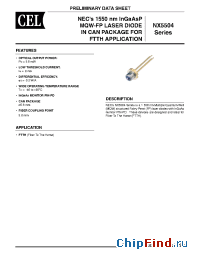 Datasheet NX5504EK-AZ manufacturer CEL