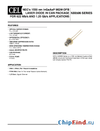 Datasheet NX6506GH-AZ manufacturer CEL