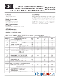 Datasheet NX7301CA-CC производства CEL