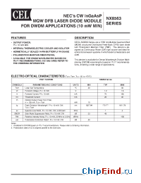 Datasheet NX8563LF671-BA производства CEL
