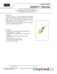 Datasheet NX8571SC307-BA manufacturer CEL