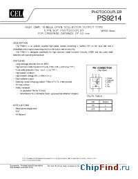 Datasheet PS9214 manufacturer CEL
